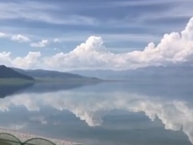 湖泊天空视频素材