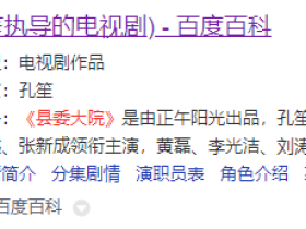 一部好剧,县委大院!