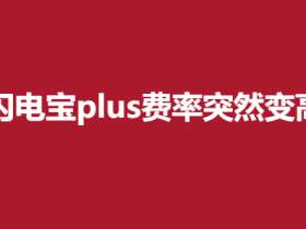 闪电宝plus费率怎么变高了?