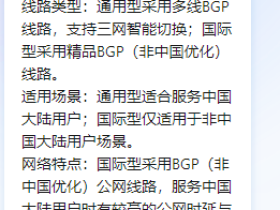 阿里云轻量服务器国际型和通用型的区别